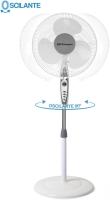 Orbegozo SF 0147, Ventilador de pie, 50 W, 3 velocidades de ventilación, oscilante, altura regulable, silencioso, rejilla de seguridad, tamaño de aspas 40 cm, color blanco - details 0