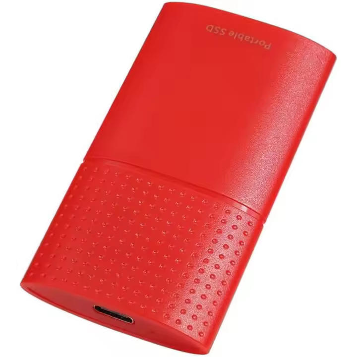 2TB Disco Duro Externo, SSD Portable Drive USB 3.0 Ultra sottile Tipo C con USB-A, facile da trasportare (Oro-2TB) - 1