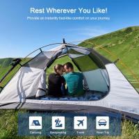 Colchón Inflable Doble Con Almohada Integrada Para Acampar Matrícula De Viaje Y Senderismo Almohadilla De Descanso Para Exteriores - details 4
