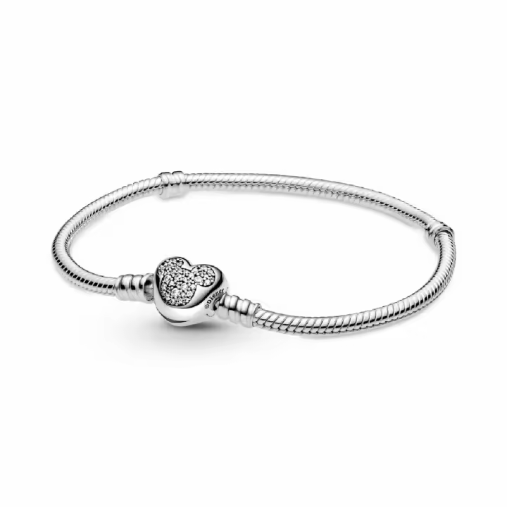 Pulsera Pandora Cierre Corazón Mickey Mouse Disney - 1