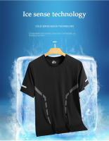Camiseta De Correr Para Hombre Transpirable Elástica Verano Top De Gimnasio Fitness Corta Deporte Gris Azul Negro Blanco Tallas M-5XL - details 1
