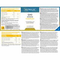 Coenzima Q10 COmplex 250mg - Ubiquinol - Antioxidante Reduce Cansancio y Fatiga - Vitaminas C E B2 y Pimienta Negra - 120 Cápsulas Nutralie - details 1