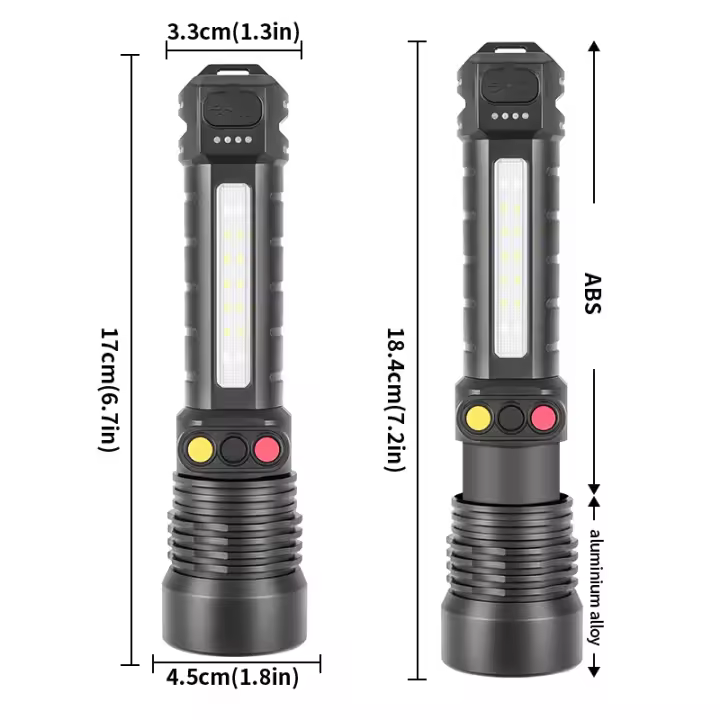 Nueva el interior multición LED + láser Blanco con zoom de Tres Colores y Luz lateral con señal de carga tipo C. - 1