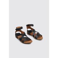 Sandra Fontán ONDE Sandalias Planas Mujer Negro - details 0