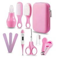 BATHBY Kit de Cuidado e Higiene para Bebé, Estuche Portátil, Cepillo, Tijeras, Lima, Cortauñas, Termómetro, Aspirador Nasal - details 1