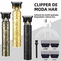 Cortadora De Pelo Eléctrica Portátil T9 Vintage Recargable Por USB Para Hombres Corte Seco Y Húmedo Acero Inoxidable 50 Minutos De Uso - details 4