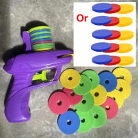 Lanzador De Disco Saucer Volador Juguete De Entrenamiento Exterior Disparador De Espuma Juguetes De Combate Suave Para Niños Y Niñas Regalo De Navidad - details 8