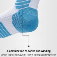 Calcetines De Baloncesto Profesionales 1 Par Calcetines De Deporte Con Parte Inferior De Toalla Gruesa Protección De Tobillo Antideslizantes Para Juegos Y Entrenamientos - details 16