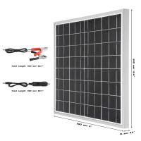 Kit De Panel Solar 300W 18V PET Marco De Aluminio Monocrystalline Recargable Portátil Para Uso Exterior Banco De Energía Para Móvil - details 4
