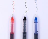 Lytwtw's 10 Piezas De Bolígrafo De Tinta Líquida Con Punta Recta Para Oficina Y Escuela Suministros Creativos Y Dulces De Alta Capacidad - details 3