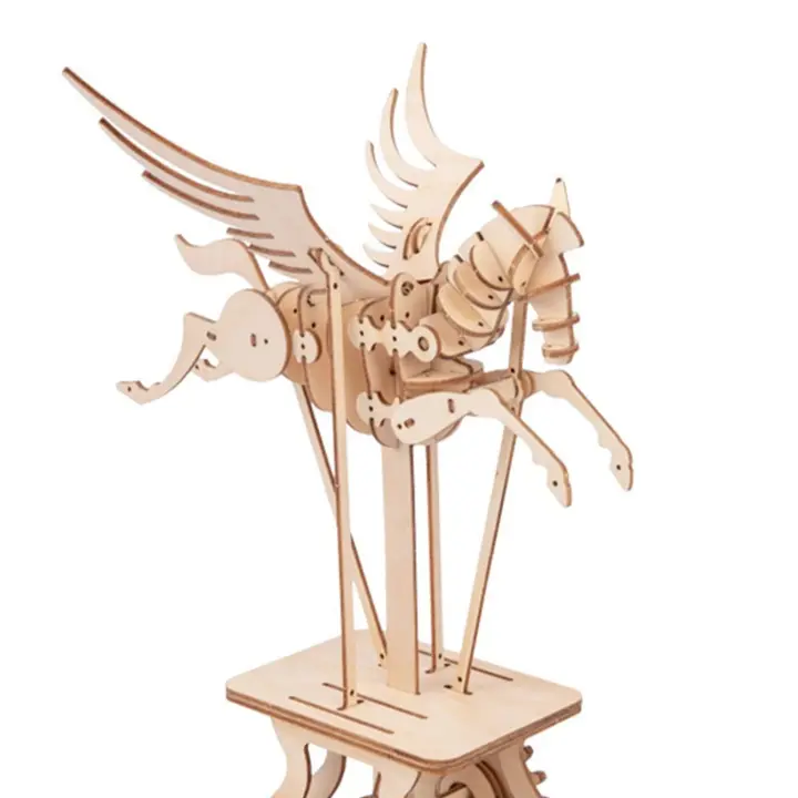 Puzzle 3D De Madera Pegaso DIY Kit De Artesanía Manual Creativa Decoración Regalos De Cumpleaños Y Navidad Para Adolescentes Y Adultos - 1