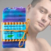 3 Jabones Artesanos Naturales de Lavanda. PumarShop Cinnia Natura. Hidratante. Aroma Agradable. Relajante y Regenerador. Hecho a Mano. Apto Veganos. - details 2