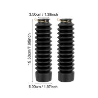 2Pcs Cubiertas De Polvo Para Horquilla De Motocicleta Accesorios Anticaída En Goma Protección Para Amortiguadores De Frente Para BMW Honda Suzuki Y Más - details 7