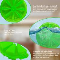 Moldes de silicona para hornear, antiadherentes, triangulares, para Tartas, 8 cavidades, para pizza, brownies, bollos, Muffin y jarrón (verde) - details 1