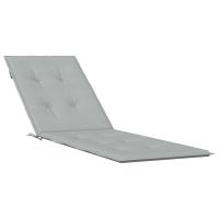 vidaXL Cojín para tumbona tela (75+105)x50x3 cm Color Antracita melange,  Gris claro melange,  Gris oscuro melange y mas Cojín Decorativo de Asiento Cojines de muebles de salon - details 6