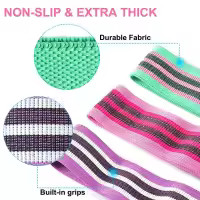 Set De 3 Bandas De Resistencia Para Deportes Y Fitness En Casa Yoga Pilates CrossFit Para Muslos Glúteos Y Piernas Adecuado Para Hombres Y Mujeres - details 4