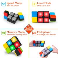 Juego de Cubo de Rubik musical, novedoso juego Electrónico de rompecabezas, juego de viaje, juguetes para niños, Niños - details 4