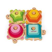 JANOD - Tortugas de Formas I Madera (Madera)-Juguete Educativo de Madera para niños de 18 meses a 4 años - details 3