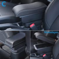 Juego De Accesorios Interiores Para Coche Toyota Yaris Elegante 2021-2024 Caja De Reposabrazos Con Almacenamiento Material De Cuero Y Plástico ABS - details 5