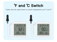 Sensor De Temperatura Y Humedad WiFi Tuya Con Probing Externo Para Hogar Inteligente Monitorización Por APP Para Plantas Acuario Vino - details 2