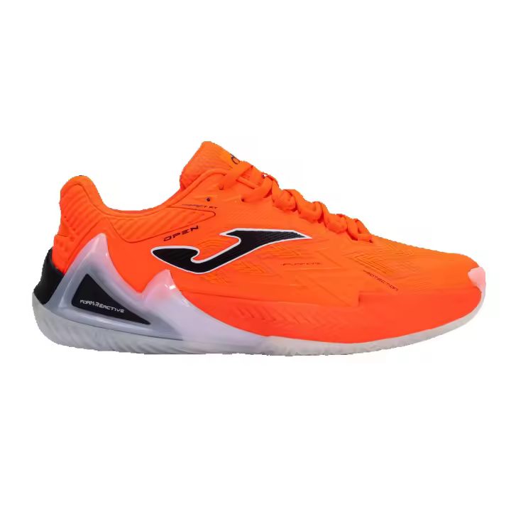 Zapatillas de pádel Joma Open 2507 Naranja. Modelo específico de pádel.  Suela Omni - 1