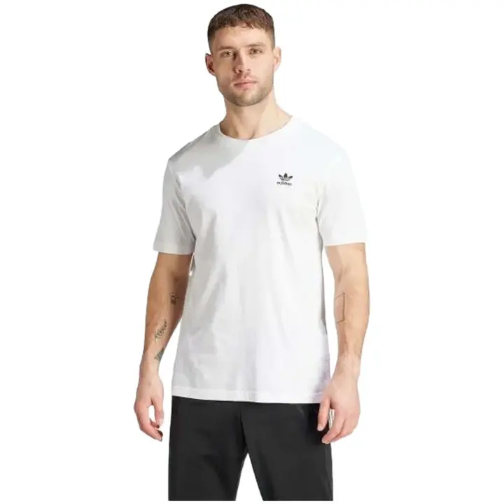 Camiseta de Manga Corta Adidas Trefoil Essentials Tee para hombre en color blanco - 1