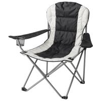 TIENDA EURASIA - Silla Playa o Camping Plegable, Estructura Acero, Respaldo Alto y Acolchado, Tela de Poliéster, con Funda de Transporte, 90x56x105 cm, Color Aleatorio - details 1