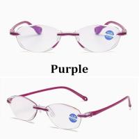 Gafas De Lectura Antir Luz Azul Vintage Ultraligera Para Mujer Y Hombre Gafas Opticas Presbicia Sin Montura Para Ojos - details 17