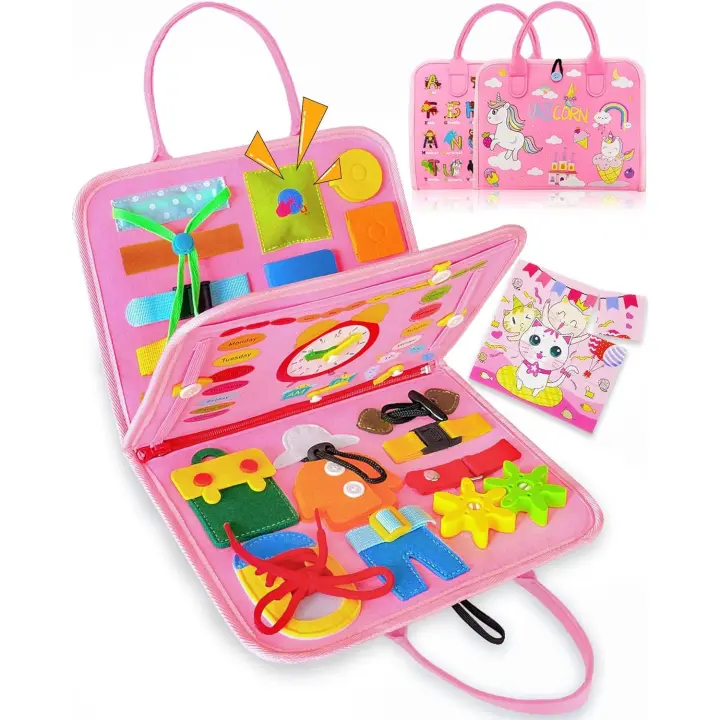 Pequeños juguetes de 1 A 3 años, juguetes educativos de viaje, regalos de cumpleaños para niños y niños de 1, 2, 2 3 Y 4 años - 1