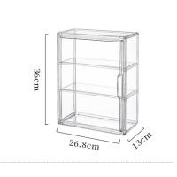 Caja De Almacenamiento Transparente Con Tapa Magnética Y Sistema De Pila Para Exhibición De Colecciones Juguetes Zapatos Organizador De Espacio Eco-amigable - details 7