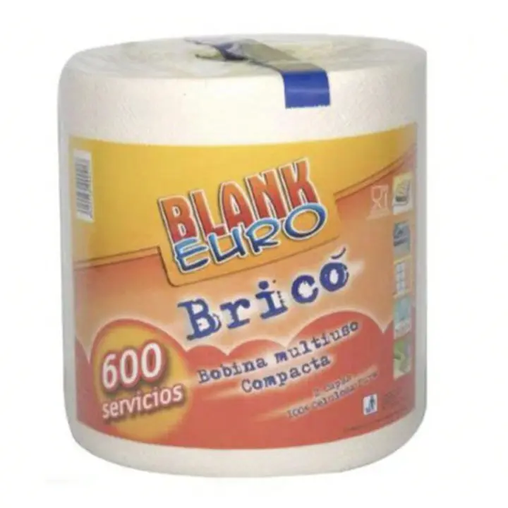 paquete de 3 , Rollo de cocina , formato jumbo 1.2 kg, doble capa, alta absorción, resistentes al agua, papel multiusos, limpieza, celulosa pura, uso doméstico y comercial - 1