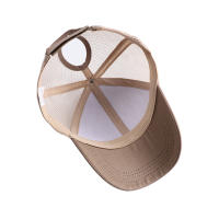 Nueva Gorra De Béisbol Para Mujer Verano 2023 Camuflaje Malla Snapback Moda Cabello Desordenado Poniente Protección Solar Unisex Talla Única - details 19