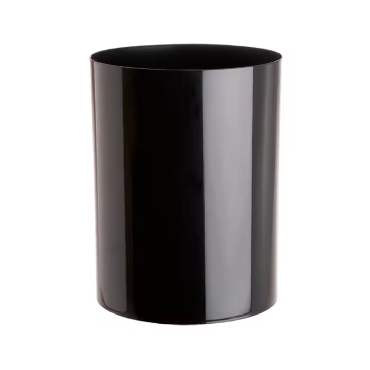 PAPELERA ECOGREEN ALTO BRILLO 100% RECICLADO Y RECICLABLE NEGRO 18 LITROS 260X335 MM ARCHIVO 2000 2000 NE - 1