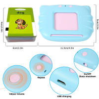 Tarjetas de Flash de Palabras Visuals para Niños Juguetes Educativos para Aprendizaje de Inglés Interactivo Regalo Actividad Normal con Batería Recomendado para Niños - details 4