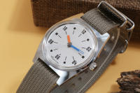 Reloj Mecánico De Mano 7120 Para Hombres 36mm Retro Business Tiempo Clásico Sencillo Para Parejas Material De Correa De Cuero Resistente Al Agua Profundidad 3Bar - details 5