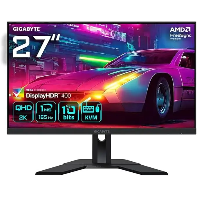 MONITOR GIGABYTE M27Q 27" LED IPS QHD 170Hz FreeSync Premium - 1
