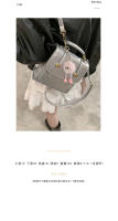 Nicho Bolso de alta gama mochipa plateada moda transfrontera casual mochipa para Mujer - details 0
