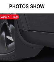 Protector De Barro Para Tesla Model 3 Y Juniper 2024 2025 Guardabarros Delanteros Y Traseros De TPE Nuevos Y Mejorados - details 11