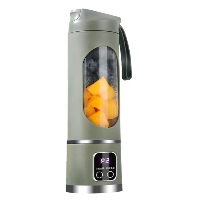 Picadora de Frutas Eléctrica Portátil de Acero Inoxidable Capacidad de 450Ml - 1