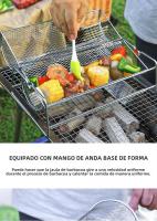 Cesta De Malla Para Barbacoa En Acero Inoxidable Cesta De Rotisserie Para Barbacoa Herramienta De Cocina Para Grill - details 3