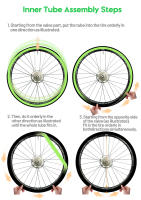 Tubo Interno De Bicicleta Ultraligero 700C Para Vehículos De Rueda TPU Material De Goma 60mm 80mm Longitud Válvula Francesa CYCLami - details 10