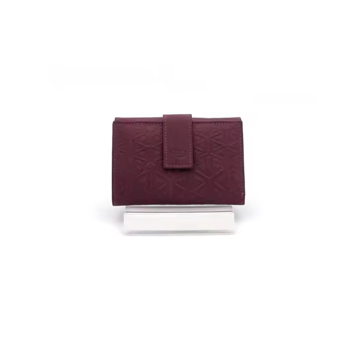 Billetera acq piel MINERVA 26 C Ciruela Mujer. - 1