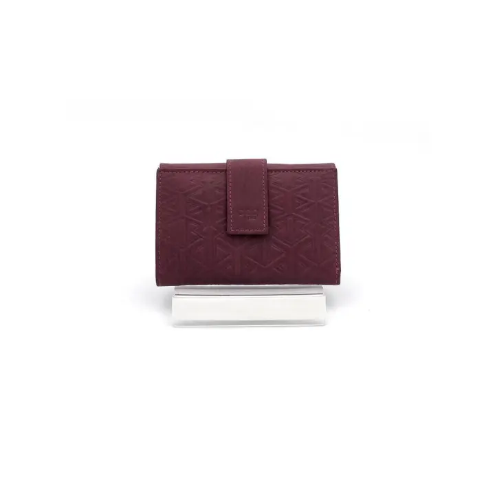 Billetera acq piel MINERVA 26 C Ciruela Mujer. - 1