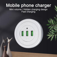 Cargador De Escritorio Con 3 Puertos USB 3 En 1 HUB Para Teléfono Móvil Accesorio De Carga Para Computadora Y Despachador De Datos - details 4