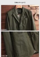 Nueva Chaqueta De Estilo Italiano Para Hombre plus Size Elegante Y Casual Con Tres Botones Cuello En V Para Negocios - details 3