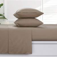 STARLEY-Juego de Sábanas de 4 Piezas – Sábana Bajera Ajustable – Encimera - Dos Fundas de Almohada de 50x80cm.100% algodón - details 0