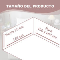 WAI 2 MARKET - Funda de Colchón con Cremallera para Cama 90/135/150 cm - Antideslizante y Transpirable, Ideal para Proteger y Alargar la Vida de tu Colchón - details 3