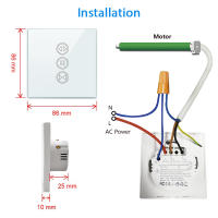 Interruptor De Cortina Inteligente Tuya ZigBee 3.0 Para Rollos Motor Eléctrico Google Home Alexa MQTTa Echo Control De Voz DIY - details 17