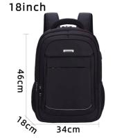Mochila De Negocios Impermeable Para Hombres Mochila De Viaje Casual Con Capa De Computadora Para Estudiantes De Secundaria Material Oxford Y Nylon - details 4