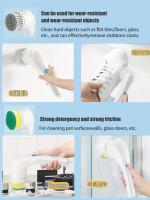 Cepillo De Limpieza Eléctrico Multifuncional Para Cocina Y Baño Cepillo Portátil De Mano Para Platos/Cacerolas Fabricado En Plástico - details 3